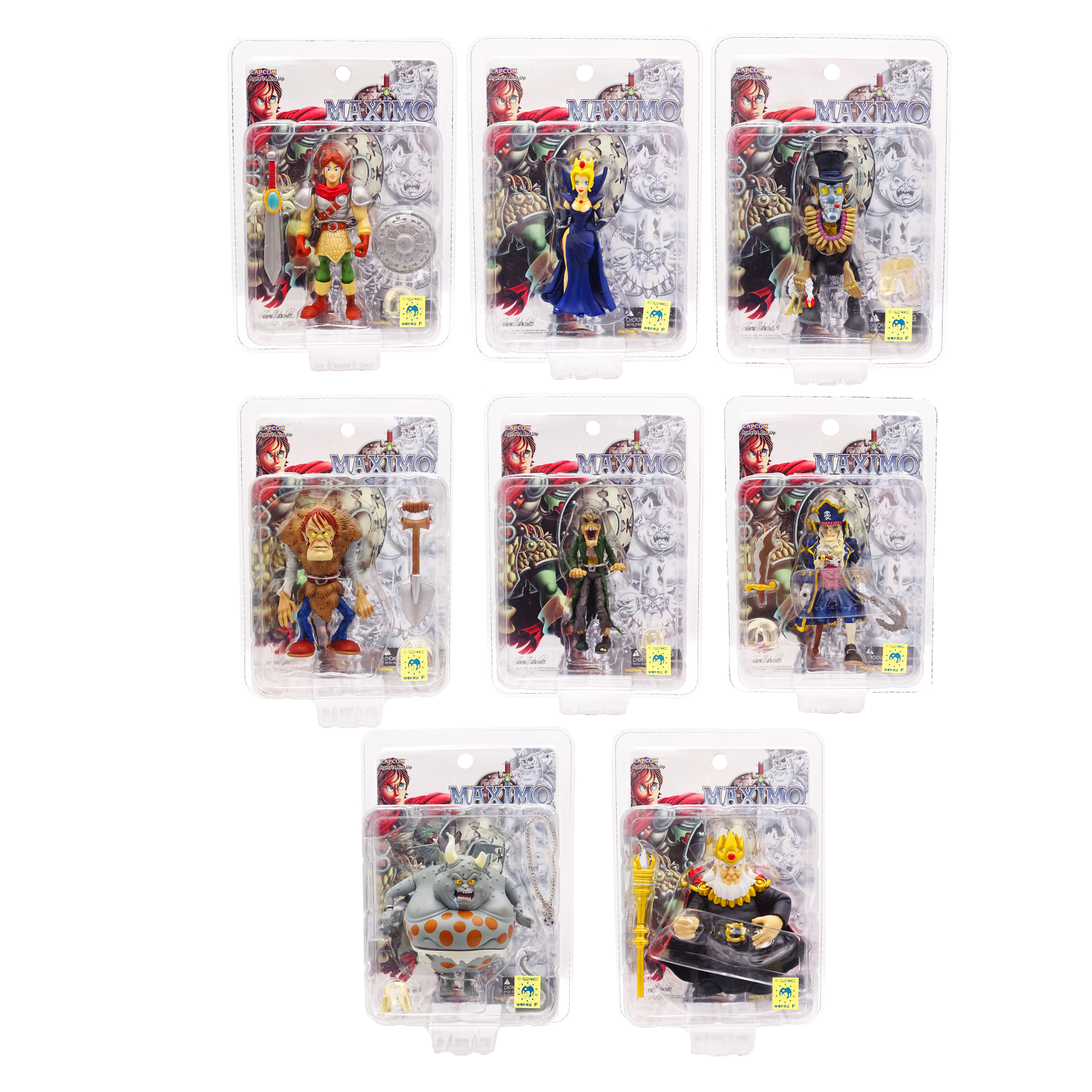 Figuras Capcom Máximo Set 8 Piezas Multicolor