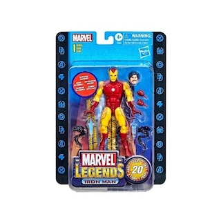 Foto 1 | Jueguee Iron Man 6 Pulgadas Marvel Legends Retro 20 Aniversario