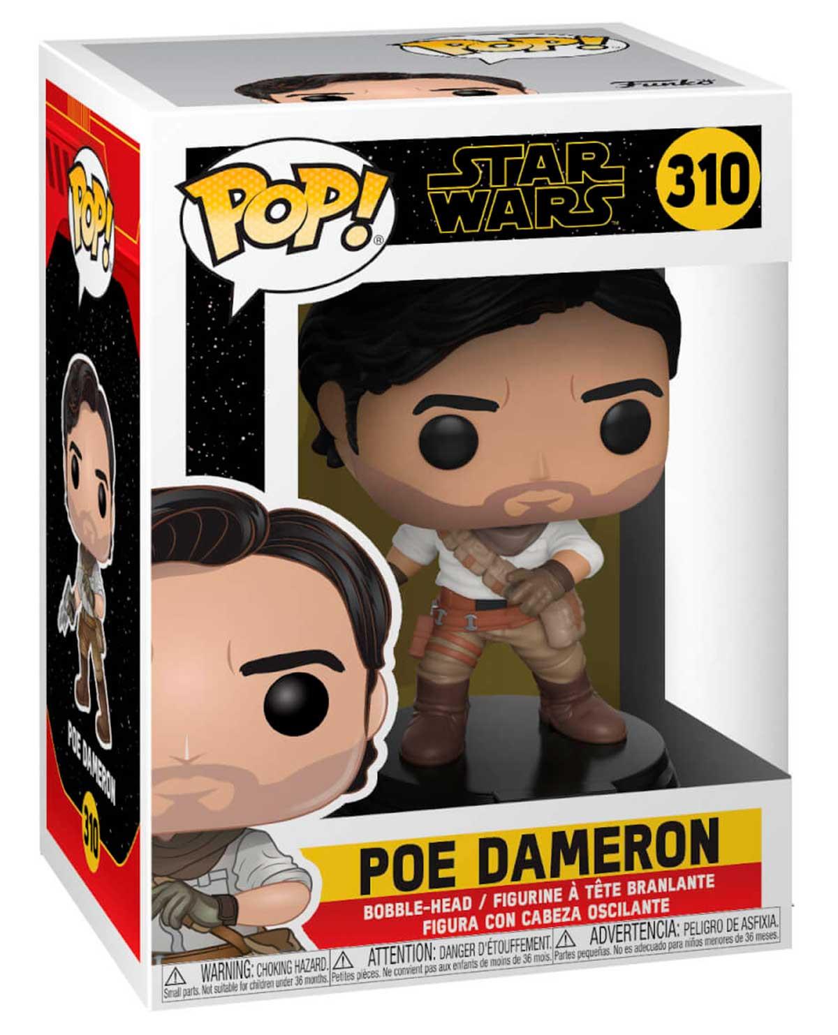 Foto 3 pulgar | Figura Funko Pop Star Wars Poe Dmaeron 310 - S010