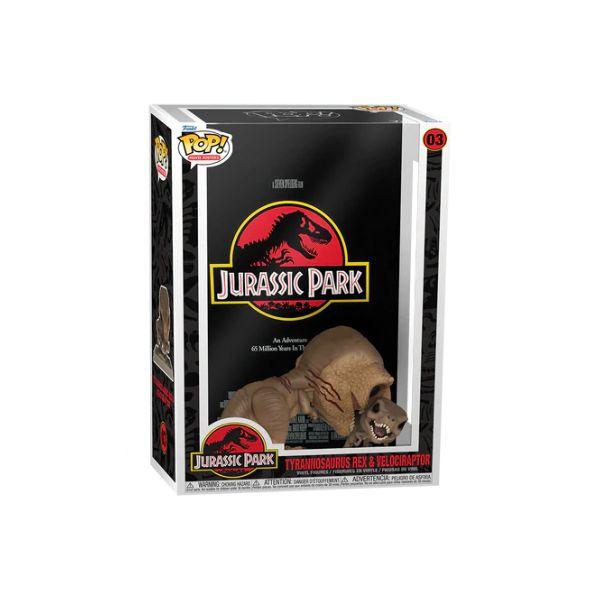 Foto 2 pulgar | Tyrannosaur Rex y Velociraptorus Funko Pop Movie Posters Jurassic Park