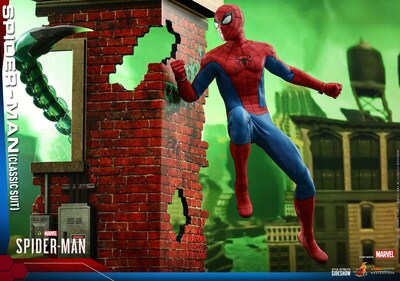 Foto 2 | Spider-Man Classic Suit de Marvel Escala 1:6