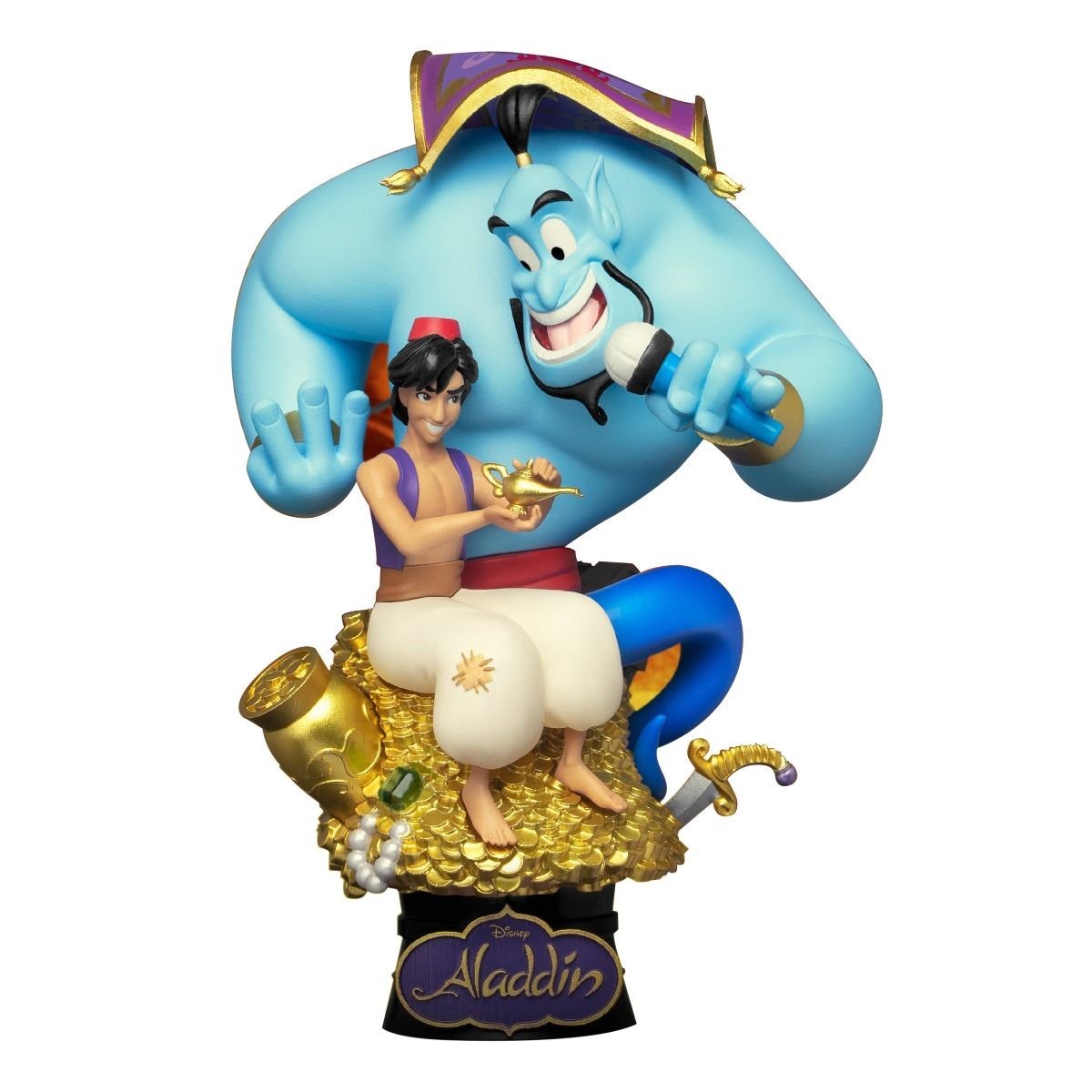 Foto 2 pulgar | Aladdin y La Lampara Maravillosa Diorama Stage Beast Kingdom