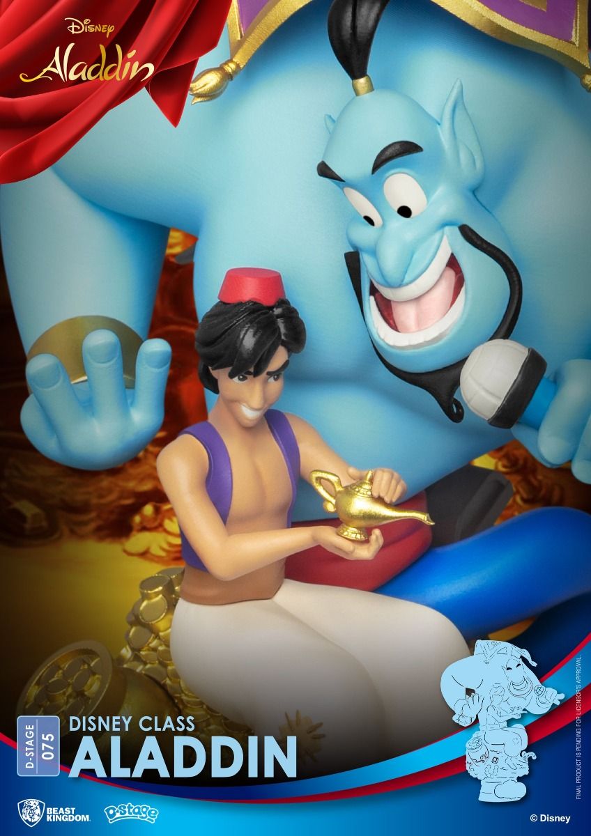 Foto 4 pulgar | Aladdin y La Lampara Maravillosa Diorama Stage Beast Kingdom