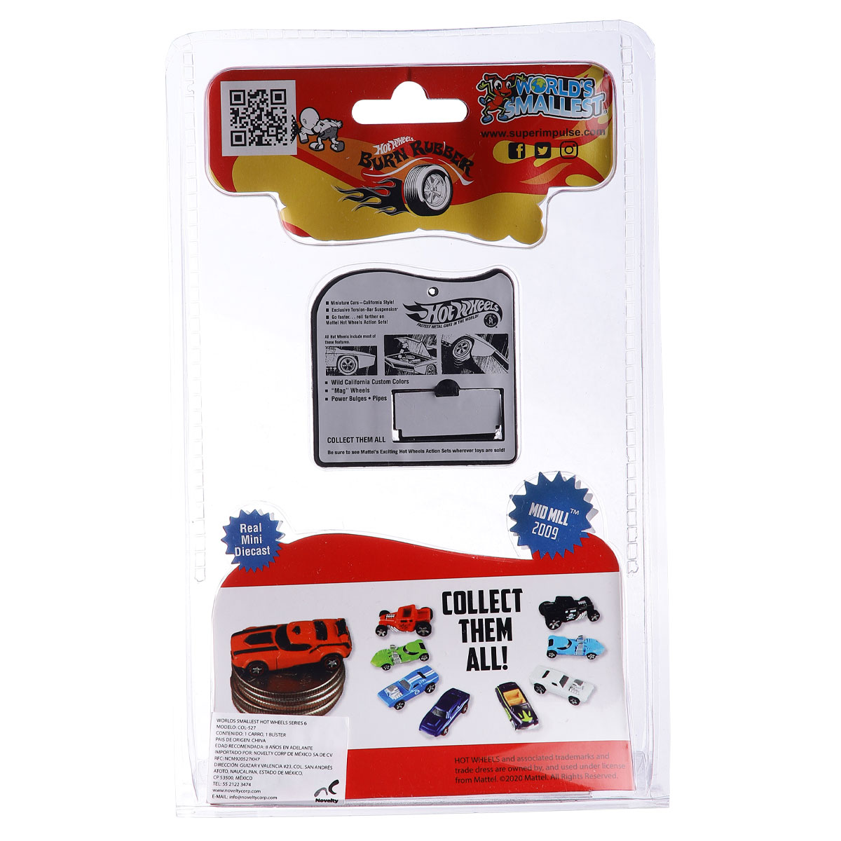 Foto 3 pulgar | Juguete Hot Wheels World´s Smalles Carrito Coleccionable