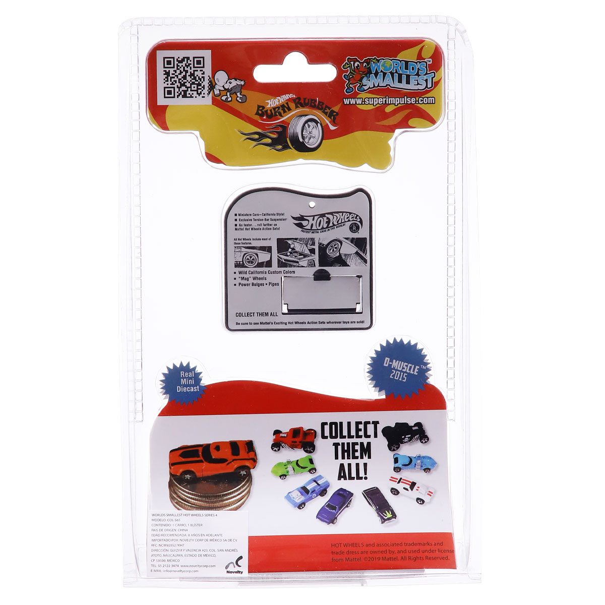 Juguete World´s Smallest Hot Wheels Serie 4 $299