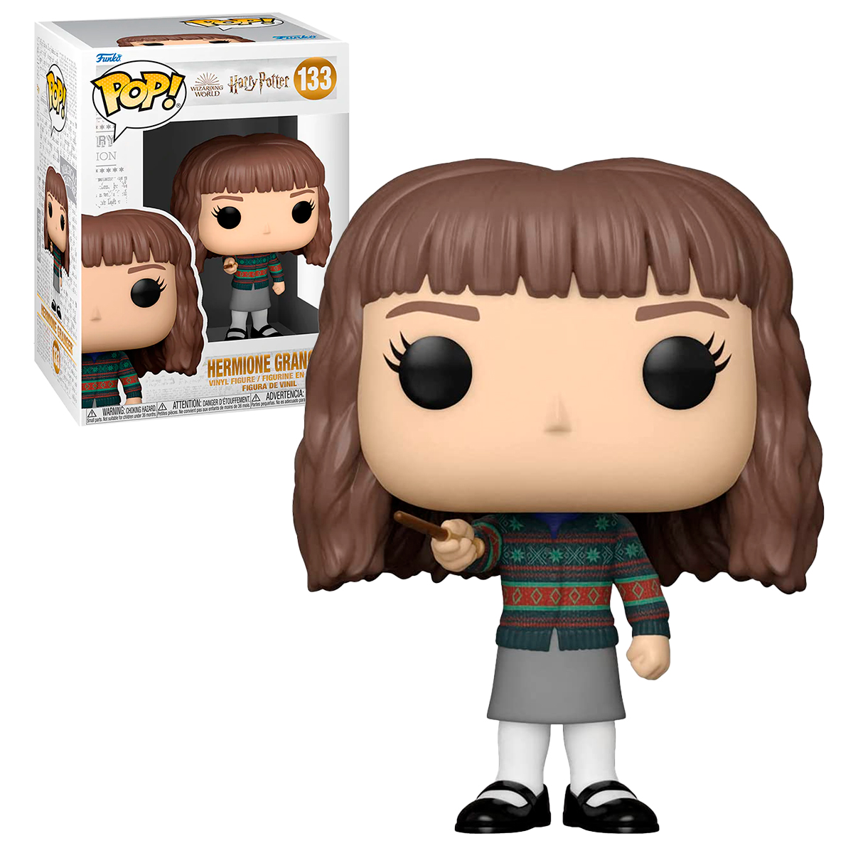 Foto 4 pulgar | Funko Pop Hermione con Varita Harry Potter 20 Aniversario