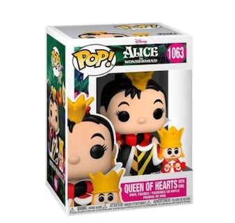 Foto 2 | Figura Reina Con Rey Funko Pop Disney Alicia 70 Aniversario