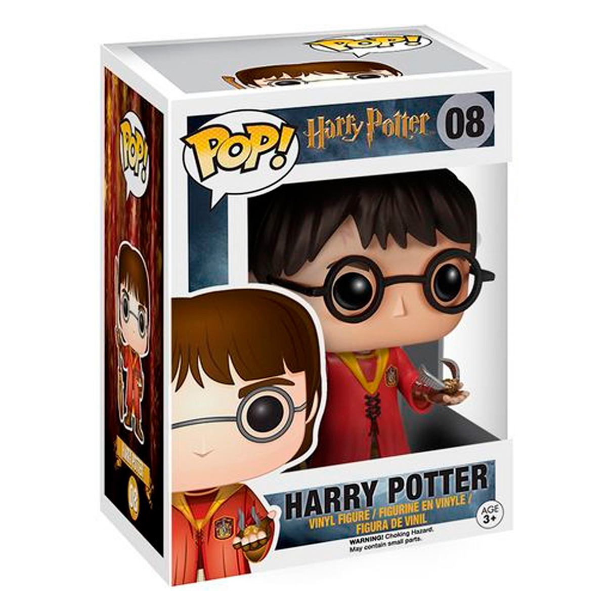 Foto 3 pulgar | Figura Quidditch Harry Funko Pop Movies Harry Potter