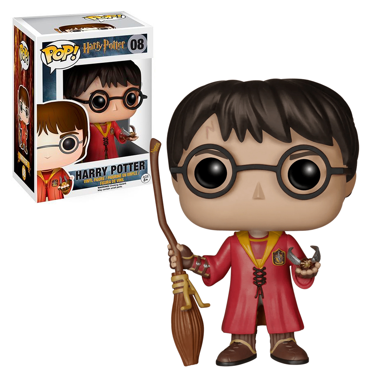 Foto 4 pulgar | Figura Quidditch Harry Funko Pop Movies Harry Potter