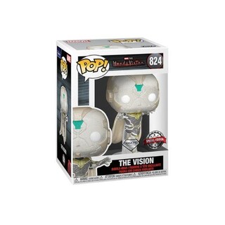 Foto 3 | Figura The Vision 824 Edición Especial Diamond Wanda Vision Funko Pop Blanco