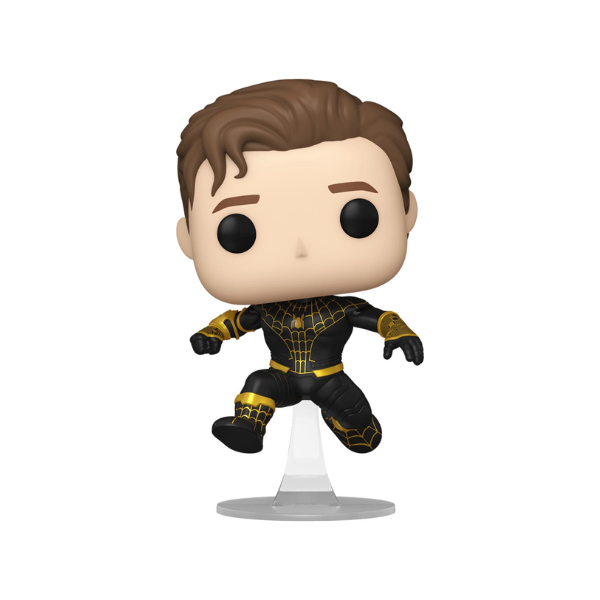 Figura Funko Pop Spiderman Traje Negro sin Mascara Exclusivo Spiderman No Way Home