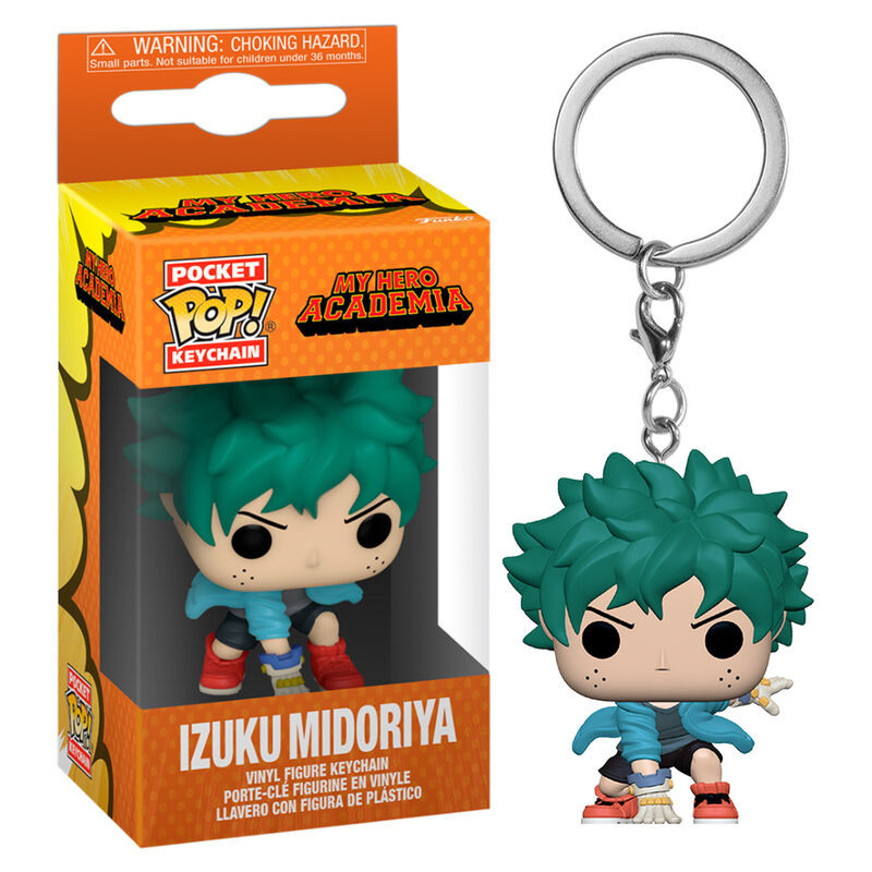 Foto 3 pulgar | Izuku Midoriya - My Hero Academia - Llavero Funko Pop!
