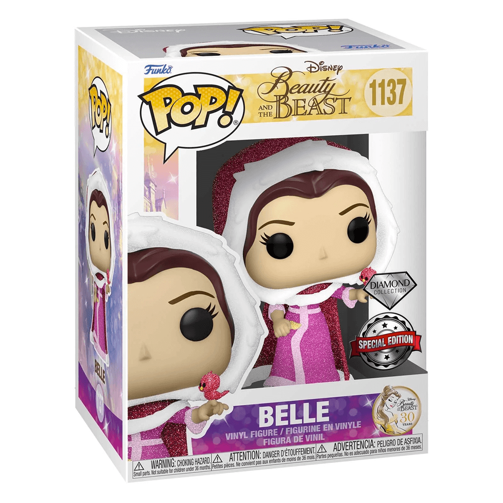 Funko Pop Beauty And The Beast - Belle (winter) (diamond) #1137 Special ...