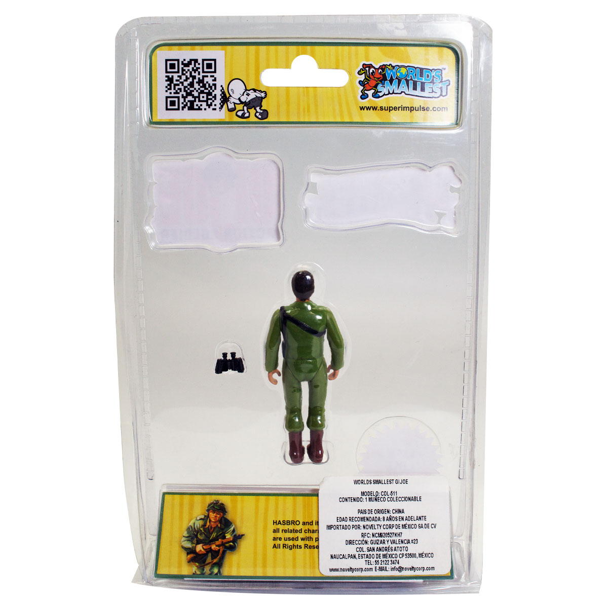 Foto 2 | Figura Coleccionable World´s Smallest en miniatura Gi Joe