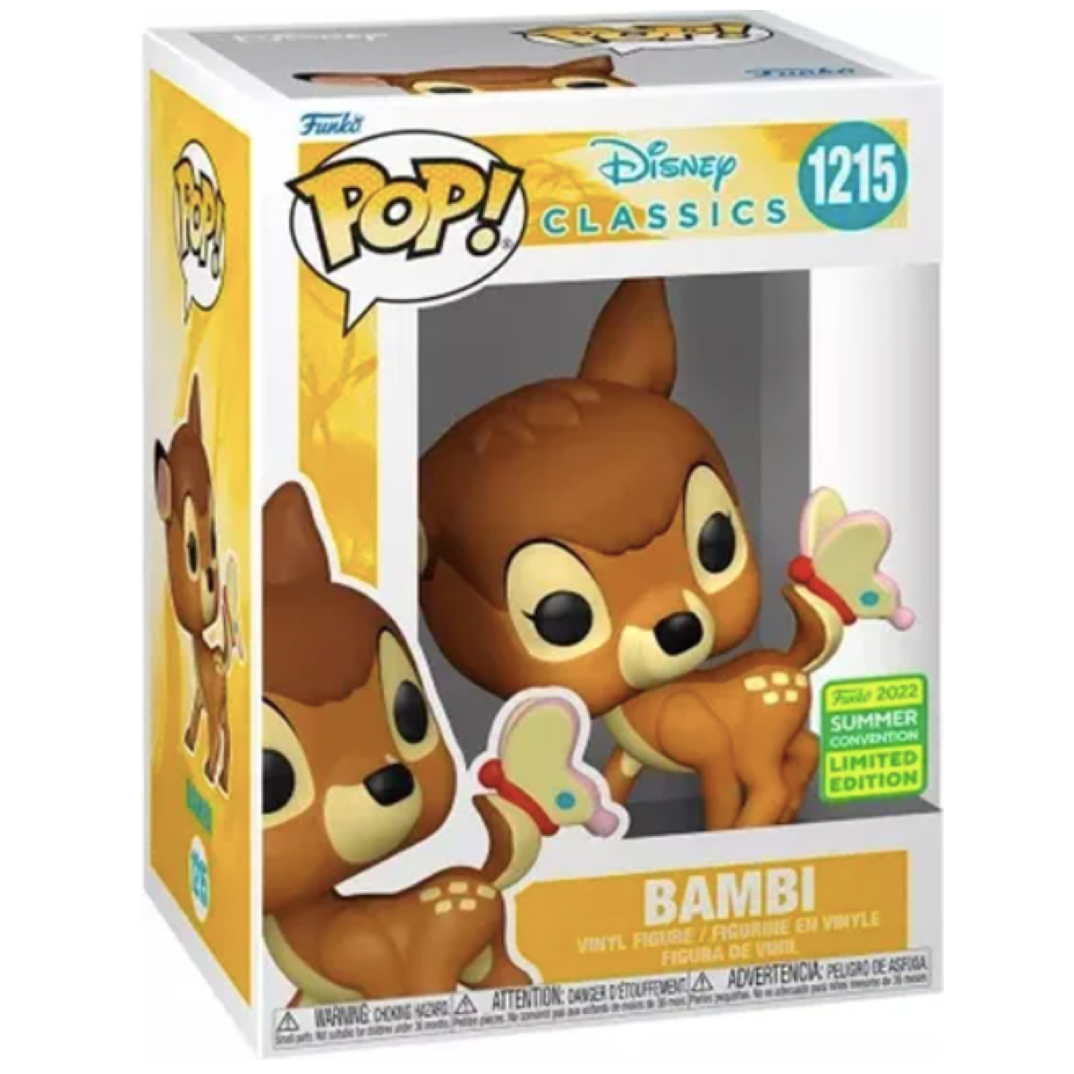Foto 2 pulgar | Funko Pop Disney Classics - Bambi #1215 Summer Convention 2022