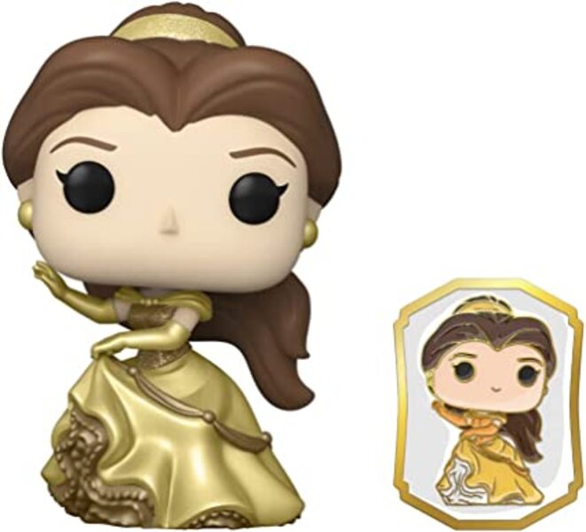 Foto 3 pulgar | Figura Funko Pop Princess - Belle (With Pin) #221