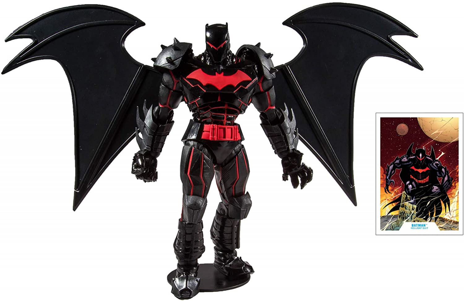 Venta Internacional- Mcfarlane Dc Armored 7 Figuras De Acción - Wv1 - Hellbat