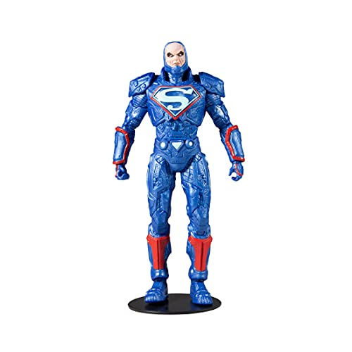 Venta Internacional- Mcfarlane Toys Dc Multiverse Lex Luthor En Blue Power Suit 7'' Figura De Acción Con Trono Y Acc