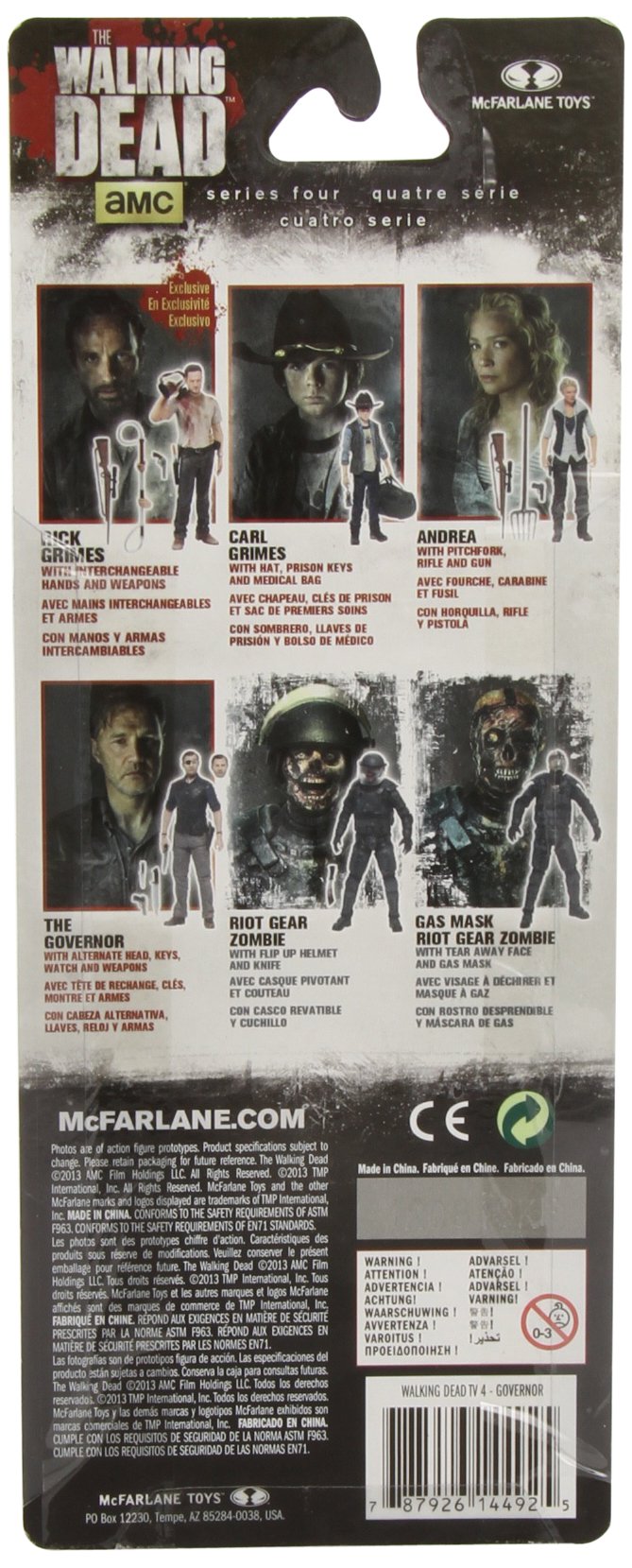 Foto 1 | Venta Internacional- Mcfarlane Toys The Walking Dead Serie De Tv 4 Figura De Acción El Gobernador