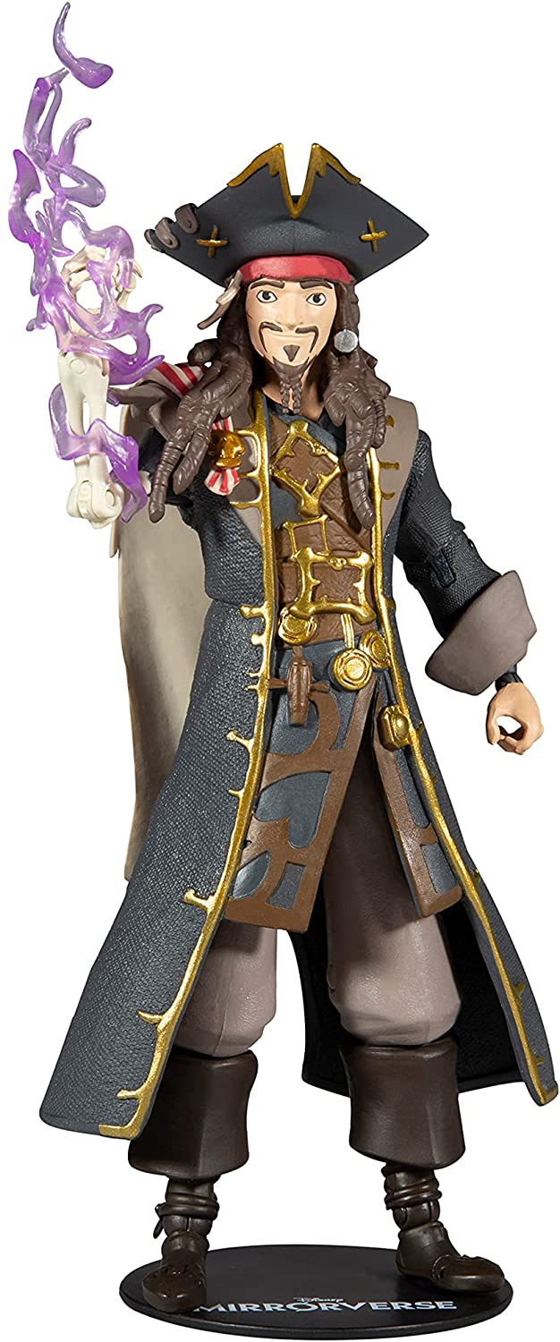 Foto 2 pulgar | Venta Internacional- Mcfarlane Toys Disney Mirrorverse Captain Jack Sparrow Figura De Acción De 7'' Con Accesorios