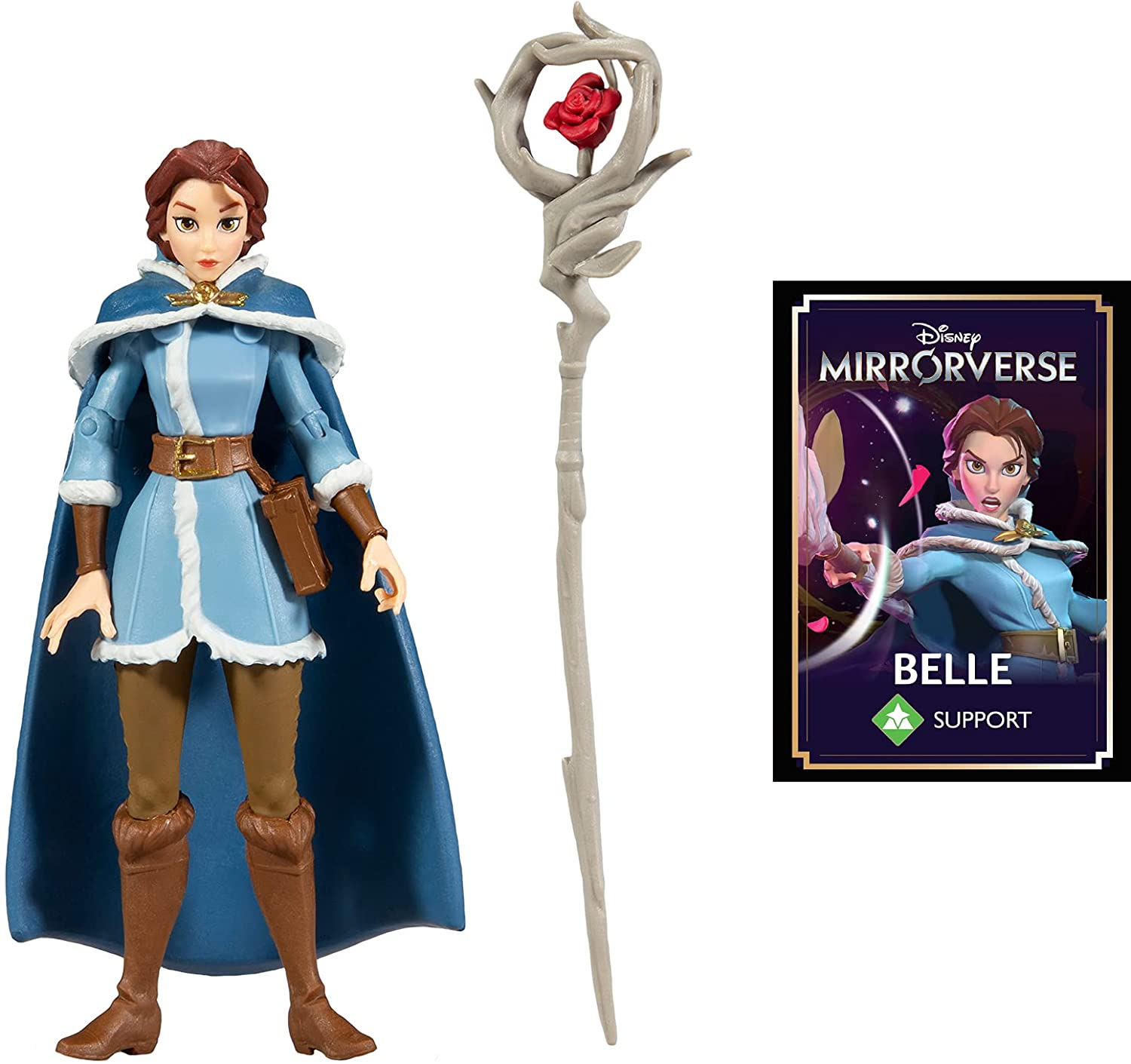 Venta Internacional- Mcfarlane Toys Disney Mirrorverse Figura De Acción Belle De 5'' Con Accesorios