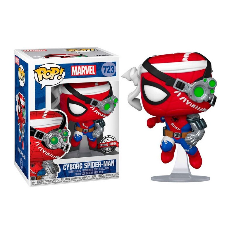 Figura Funko Pop Cyborg Spider-Man Marvel $750