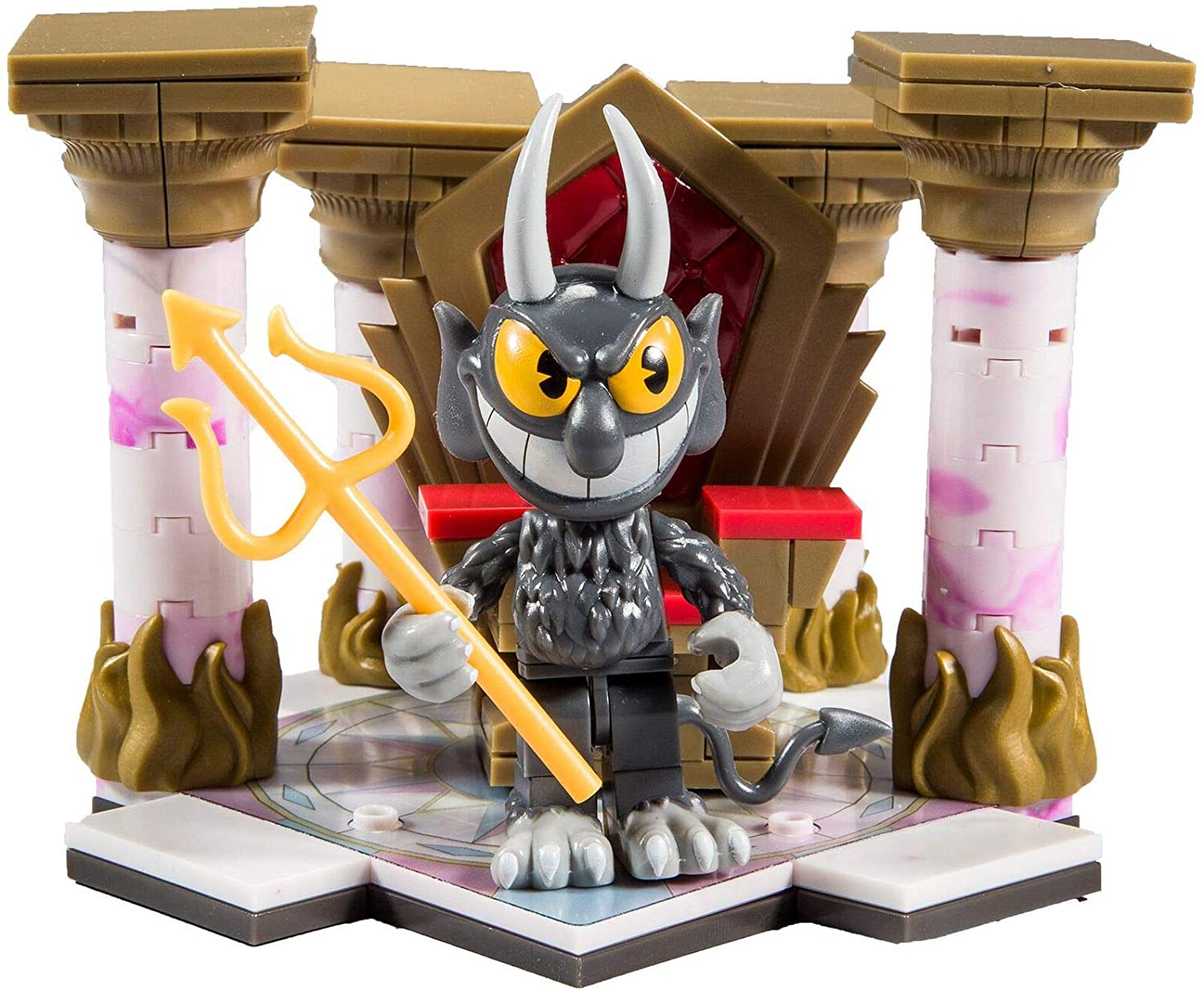 Venta Internacional- Mcfarlane Toys Cuphead Devil's Throne Juego De Construcción Pequeña