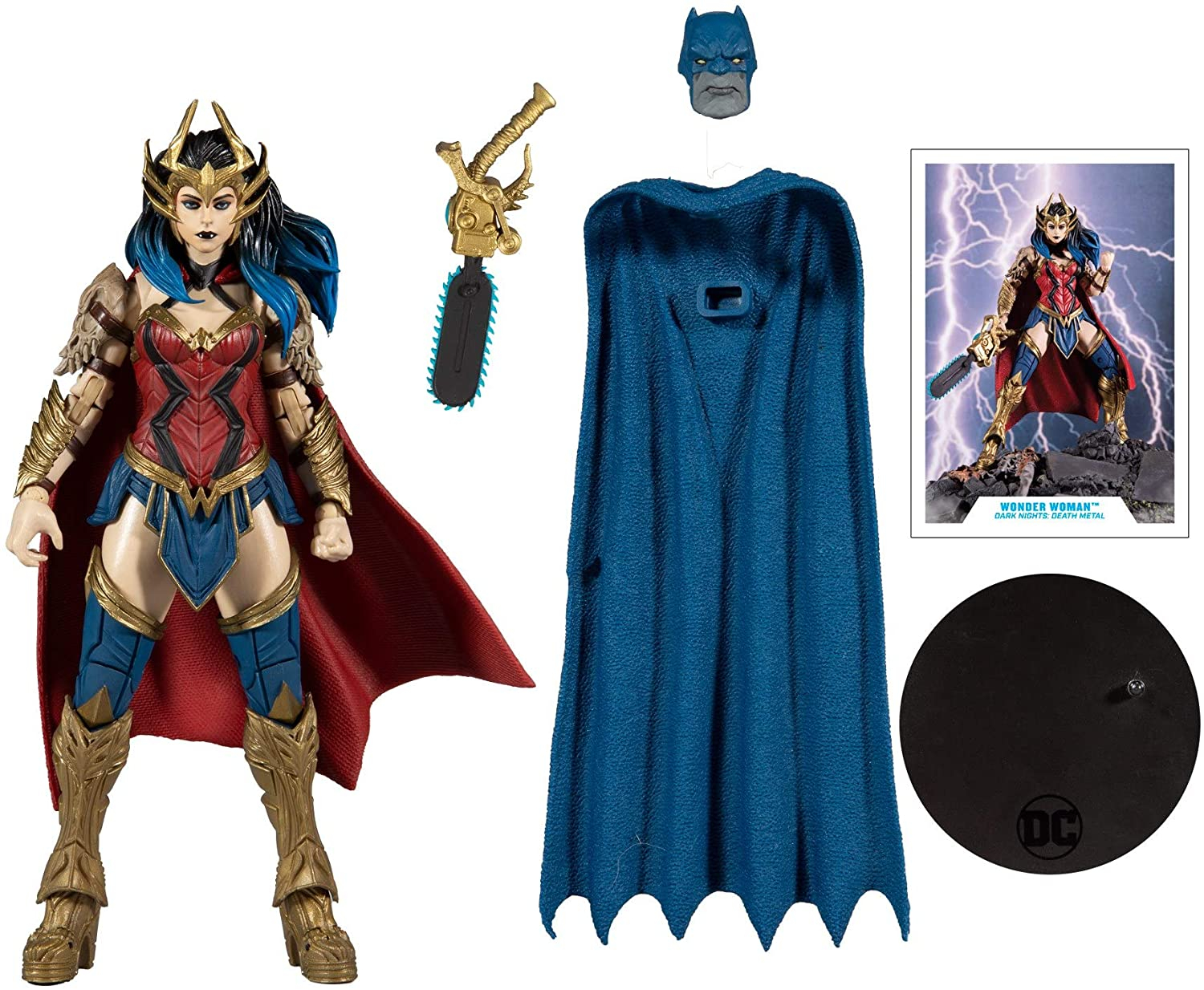 Foto 6 | Venta Internacional- Mcfarlane - Dc Build -a 7in Figuras Wave 4 - Death Metal - Wonder Woman