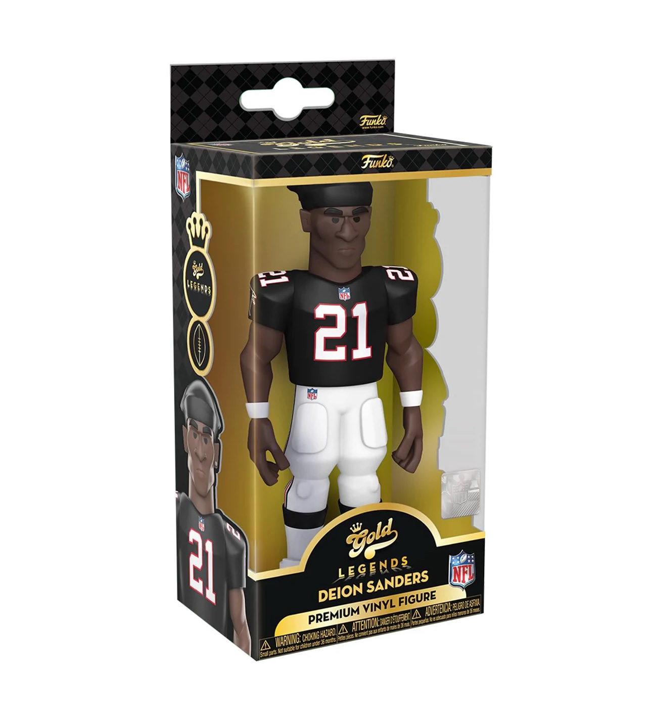 Foto 3 pulgar | Funko Vynil Gold Nfl Legends Deion Sanders Falcons