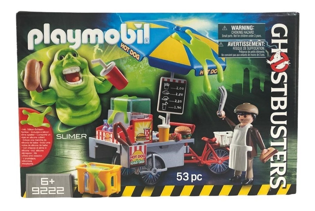 Slimer Hot Dogs Cazafantasmas Playmobil 53 Piezas