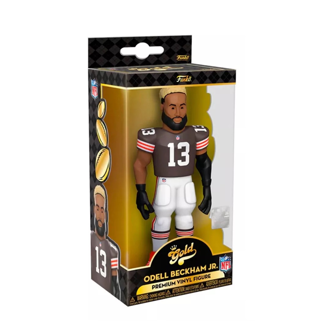 Figura Funko Gold NFL Multicolor Browns Odell Beckham Jr 5 Pulgadas