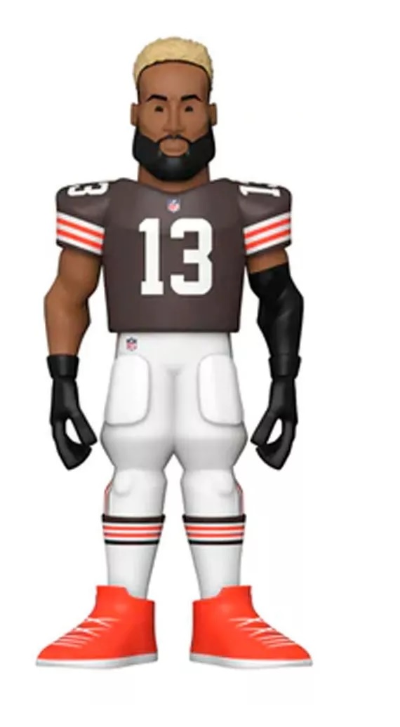 Foto 3 pulgar | Figura Funko Gold NFL Multicolor Browns Odell Beckham Jr 5 Pulgadas