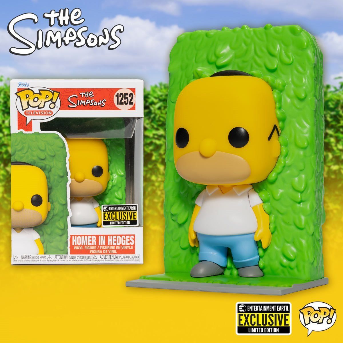 Foto 4 pulgar | Funko Homero In Hedges The Simpsons