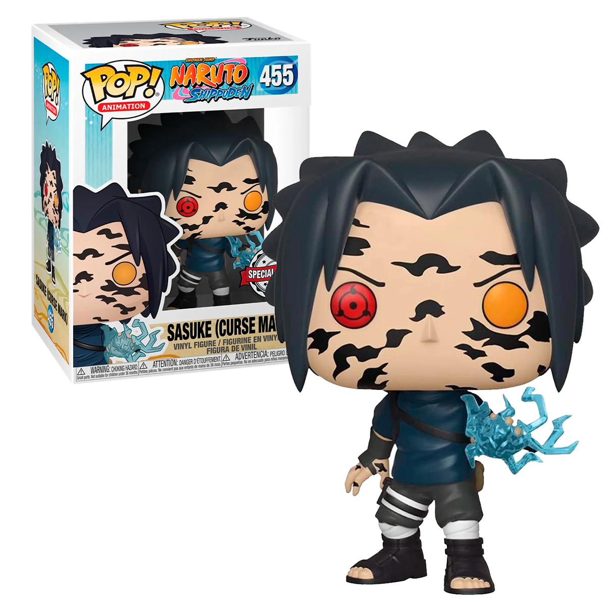 Foto 3 pulgar | Funko Sasuke Naruto Shippuden