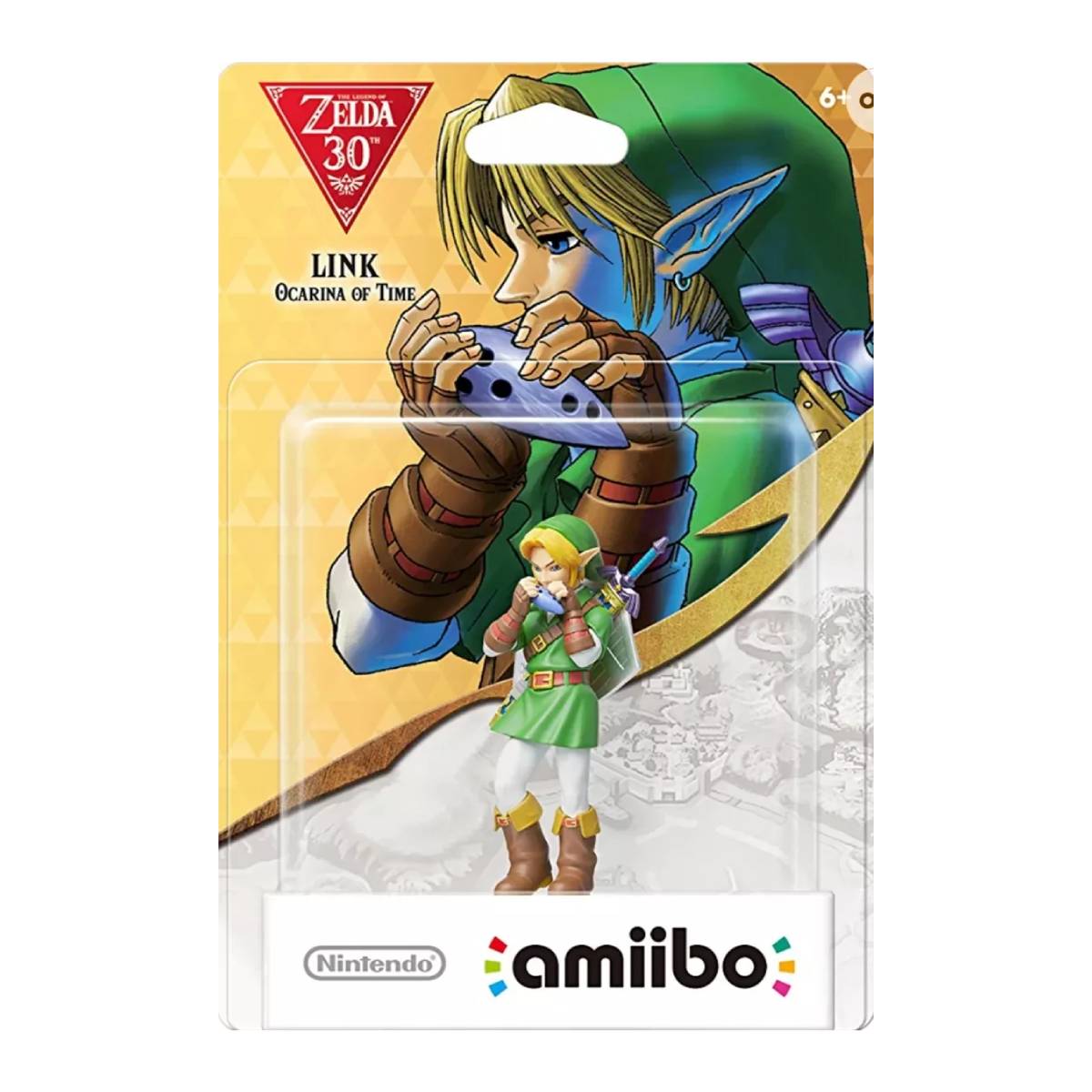 Figura Nintendo Amiibo color Verde - Link Ocarina of Time