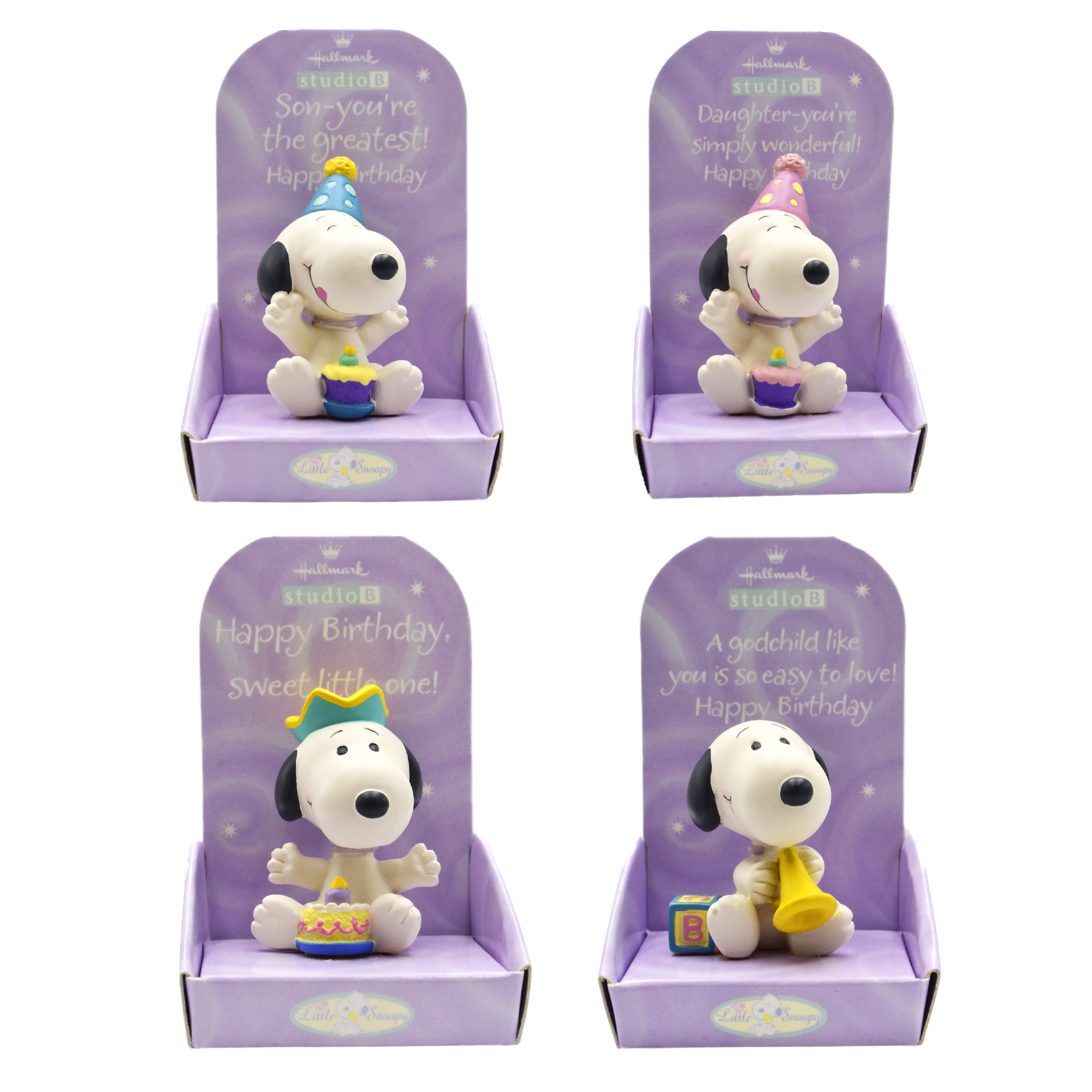 Foto 4 | Set de Figuras de Resina de Snoopy PEANUTS Multicolor 12 Piezas