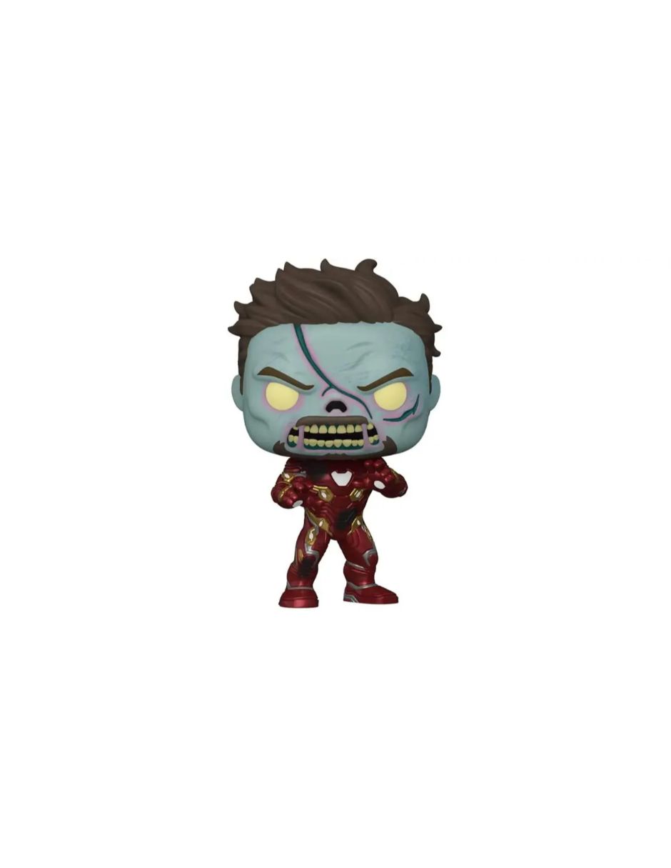 Figura Funko Pop What If...? Zombie Iron Man Resplandor #944