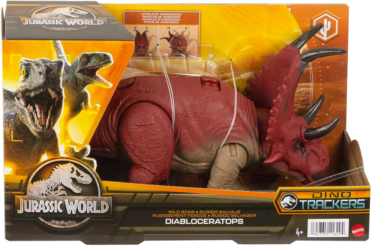 Foto 3 pulgar | Figura Coleccionable Diabloceratops Mattel HLP16
