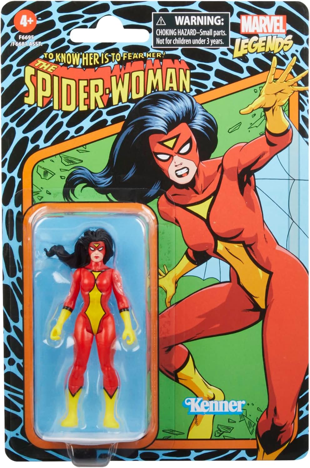 Foto 3 pulgar | Figura Coleccionable La Mujer Araña Kenner F6695 Colección Retro 375