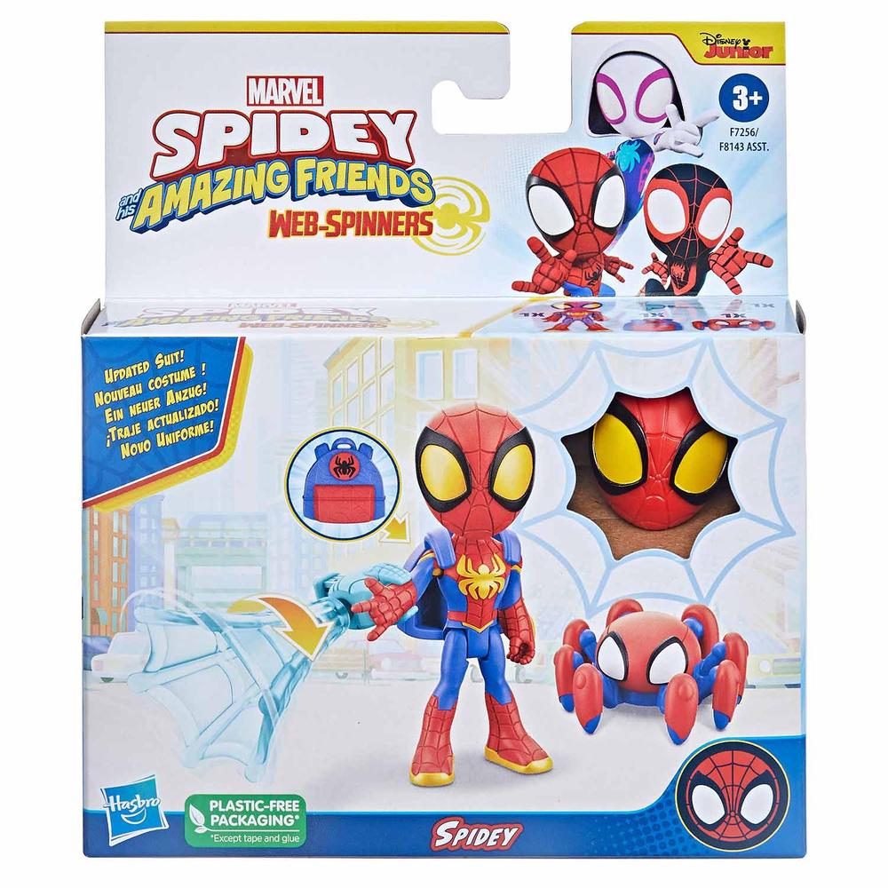 Foto 2 pulgar | Figura Marvel Spidey And His Amazing Friends: Spidey Webspinner
