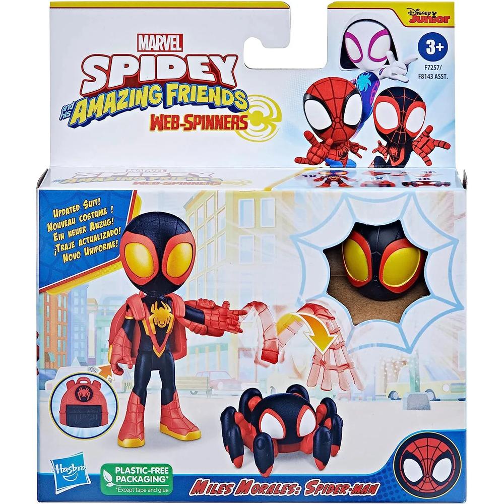 Foto 1 | Figura Marvel Spidey And His Amazing Friends: Miles Morales Webspinner