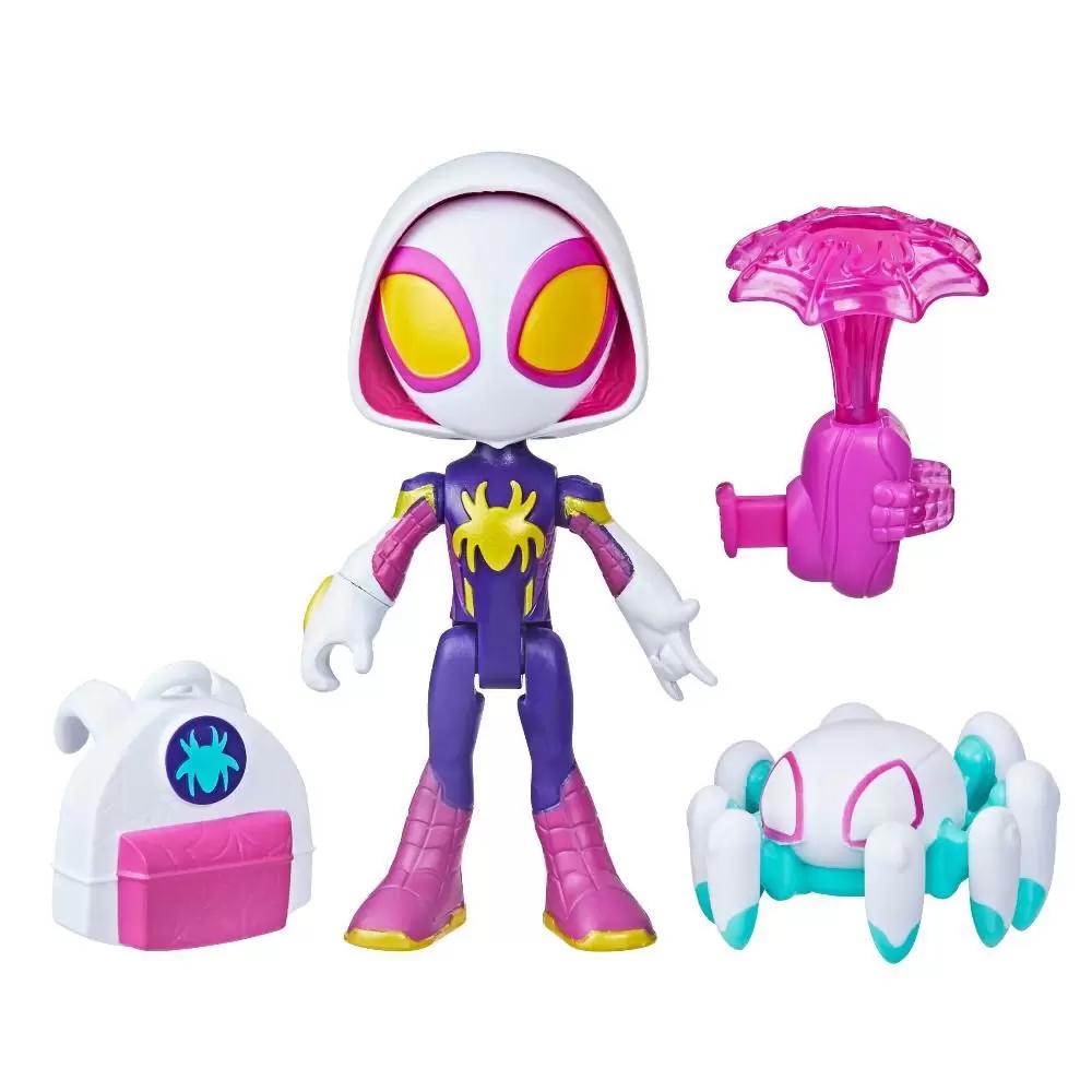 Foto 4 pulgar | Figura Marvel Spidey and His Amazing Friends: Spider Gwen Webspinner