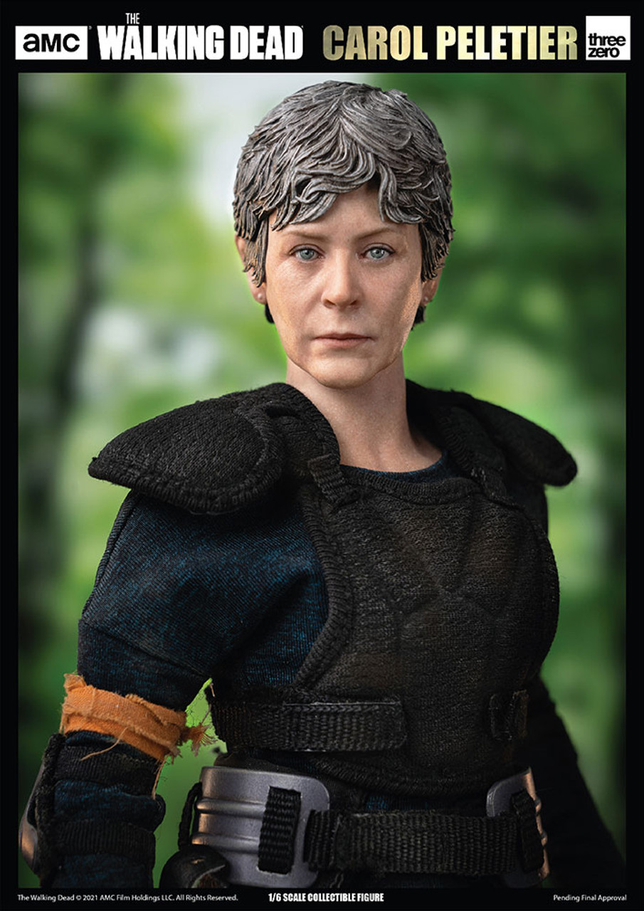 Foto 6 pulgar | Figura Threezero Carol Peletier The Walking Dead Escala 1:6