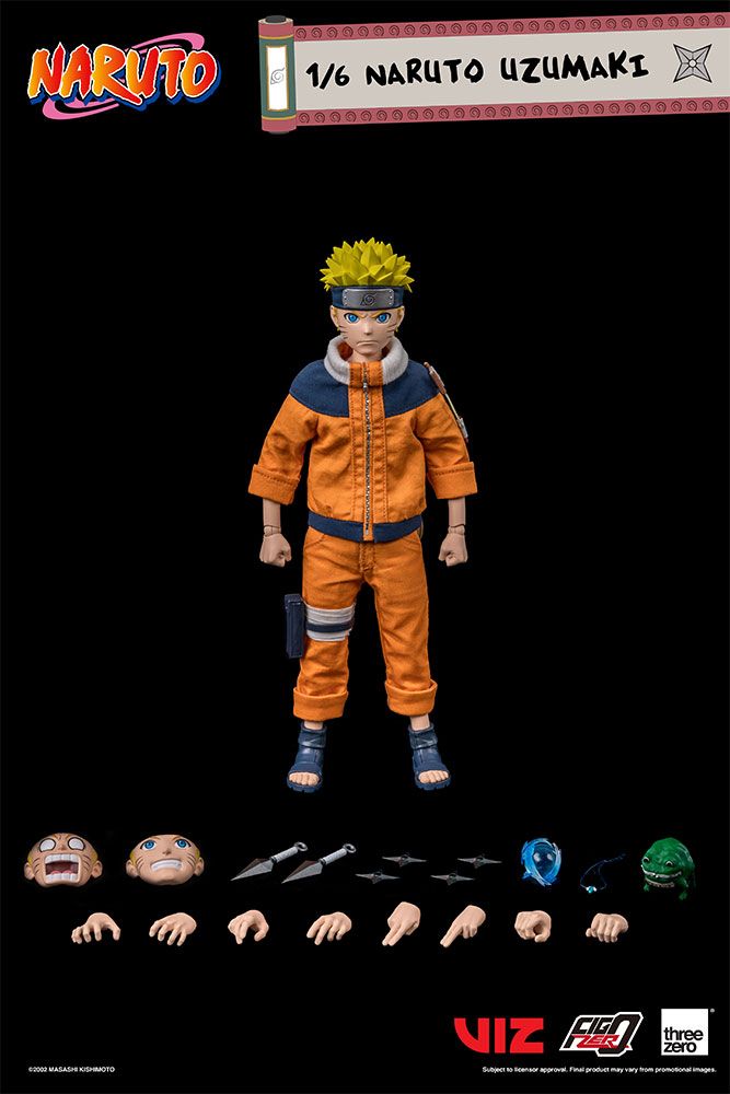 Foto 4 pulgar | Naruto Uzumaki - Naruto - Escala 1:6 Por Threezero