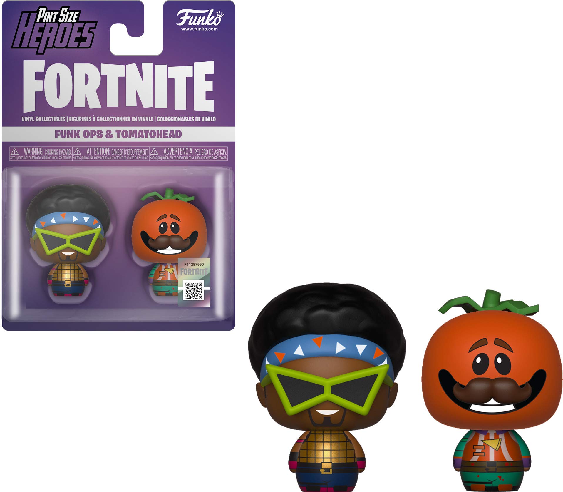Figura Coleccionable Funko Pint Size Heroes Fortnite Funk Ops & Tomatohead