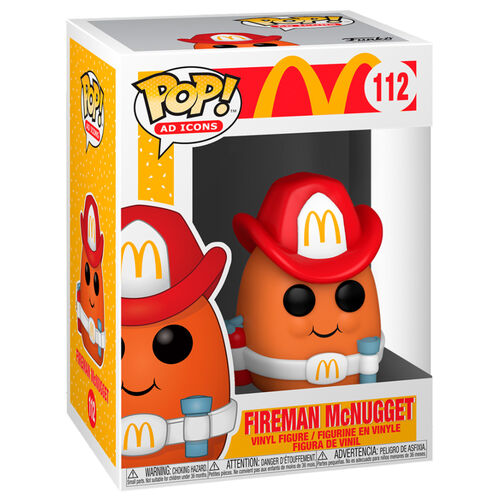 Foto 3 pulgar | Figura Coleccionable Funko Pop! Ad Icons Fireman Nugget Mcdonalds