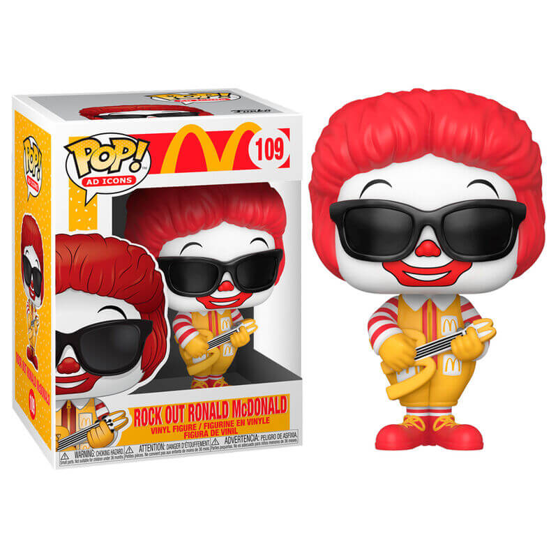Figura Coleccionable Funko Pop! Ad Icons Rock Out Ronald Mcdonald Mcdonalds