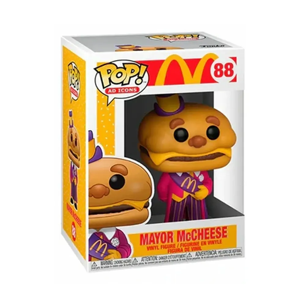 Foto 3 pulgar | Figura Coleccionable Funko Pop! Ad Icons Mayor Mccheese Mcdonalds