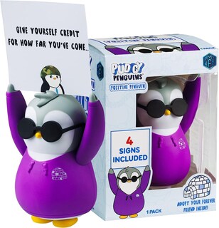 Foto 1 | Venta Internacional- Figura Pudgy Pingüinos Afirmación Positiva