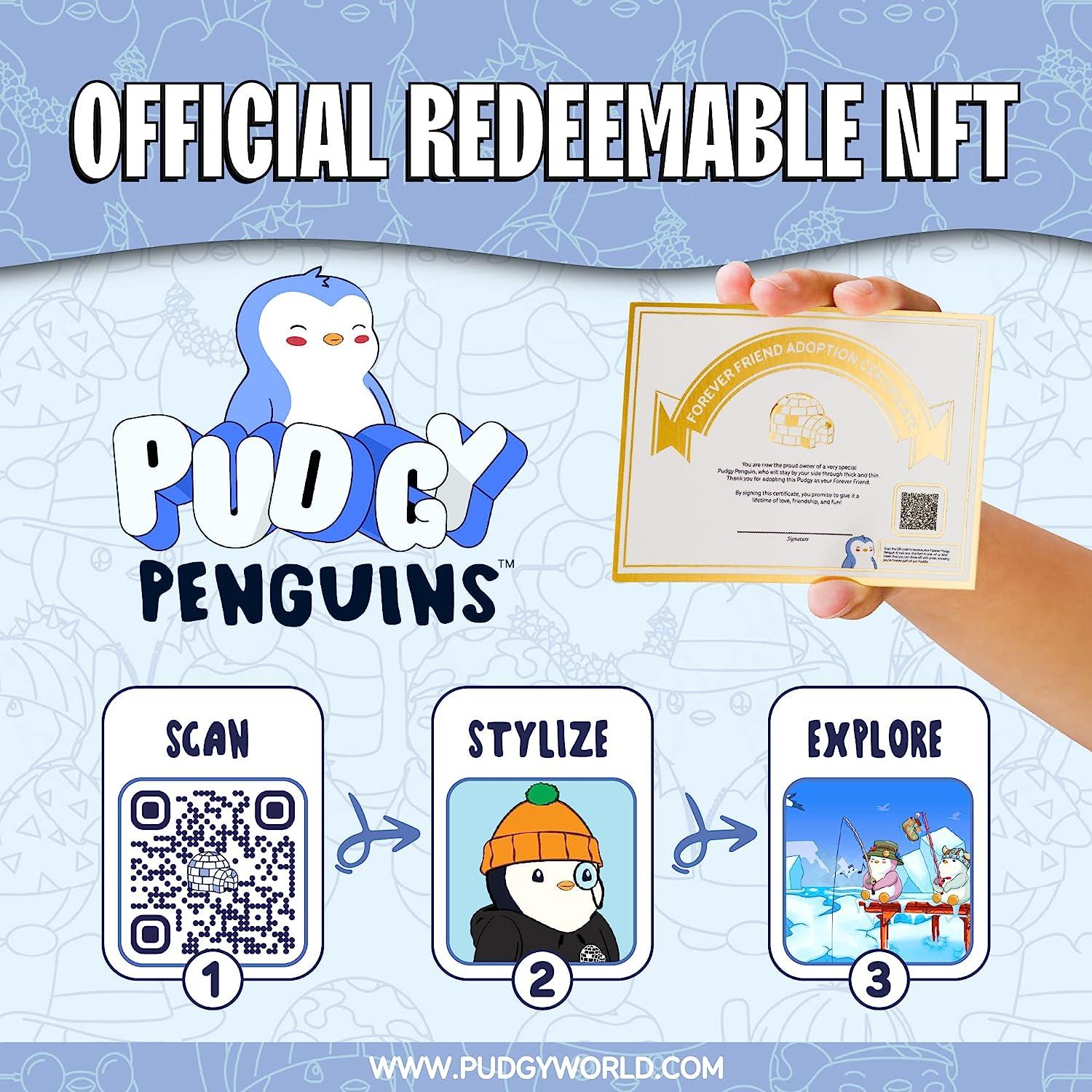 Foto 5 pulgar | Venta Internacional- Figura Pudgy Pingüinos Afirmación Positiva Signo Tarjetero Escritorio